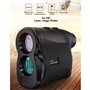 Kadimendium Télescope Télémètre Numérique Mesure Précise Images Claires Télémètre de Golf Rechargeable 1200m