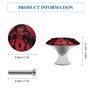 Boutons de Porte Décoratifs avec Vis Poignées de Meuble Cuisine en Verre Cristal pour Placard Armoire Chambre d'enfants 2 Pièces