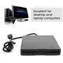 Lecteur De Disquettes USB 3,5" Externe Portable avec Manuel, Plug and Play Aucun Pilote SuppléMentaire Requis, avec Fonction Ant