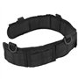 Ceinture d'entraînement en plein air multifonctionnelle de forme ergonomique ceinture de chasse pour la randonnée (noir)