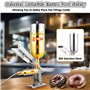 Machine de remplissage de beignets en acier inoxydable 5 L, machine manuelle de remplissage de beignets à la crème, de churros e