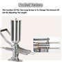 Machine de remplissage de beignets en acier inoxydable 5 L, machine manuelle de remplissage de beignets à la crème, de churros e