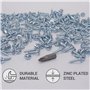 0 x 16 mm Vis à bois en métal Tête bombée modifiée auto-taraudeuse (150