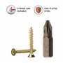 5 x 20 mm Vis à bois universelles Pozidriv à tête fraisée (500