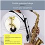 Sangle d'épaule double pour saxophone - Sangle de cou réglable - Harnais professionnel sans stress sur le cou