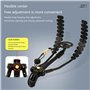 Sangle d'épaule double pour saxophone - Sangle de cou réglable - Harnais professionnel sans stress sur le cou