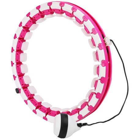 Smart Hula Hoop Rose/Blanc