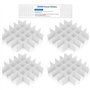 CROING - 32 pcs Blanc - DIY Organisateur de Tiroir/Grille Diviseur de tiroir/Rangement de tiroir/Separateur de Tiroir pour sous-