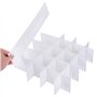 CROING - 32 pcs Blanc - DIY Organisateur de Tiroir/Grille Diviseur de tiroir/Rangement de tiroir/Separateur de Tiroir pour sous-