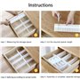 CROING - 32 pcs Blanc - DIY Organisateur de Tiroir/Grille Diviseur de tiroir/Rangement de tiroir/Separateur de Tiroir pour sous-