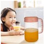 SMELEYOU Poud à Eau Plastique Pouche à Carafe 4l Grande PANCEUR DE Dur Carafe Pitcherie Transparente Pichet Pichet pour Boissons