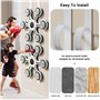 WHIPIN Machine de Boxe Musicale, entraîneur de Boxe Mural avec Affichage LED et Modes Multiples, équipement d'entraînement de Bo