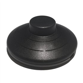 Interrupteur à pied rond 250 V Noir Certifié CE Interrupteur pour lampadaire et lampe de table Interrupteur intermédiaire