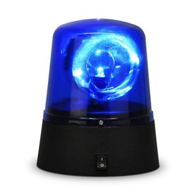 Lampe LED bleue rotative Ardisle style sirène de voiture de police pour fête ou concert