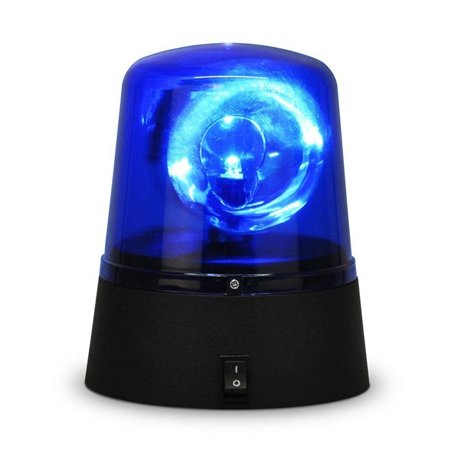 Lampe LED bleue rotative Ardisle style sirène de voiture de police pour fête ou concert