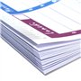 Rainbow – Planificateur hebdomadaire 42 x 30 – Agenda planificateur de table perpétuelle Ligature en bas