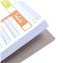 Rainbow – Planificateur hebdomadaire 42 x 30 – Agenda planificateur de table perpétuelle Ligature en bas
