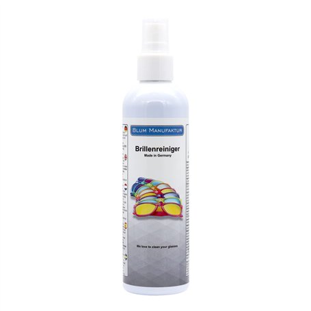 Blum Spray nettoyant pour lunettes 250 ml – Nettoyage sans traces de toutes les lunettes de soleil