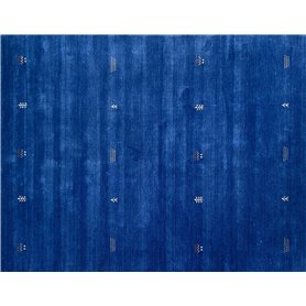 WAWA TEPPICHE Gabbeh G64T6 Tapis Oriental tissé à la Main Bleu 100% Laine 200 x 300 cm