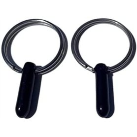 Compatible Petsafe Lot de 2 étiquettes minuscules médaillons d'Identification RFID Collier balises Disque Clé Puce