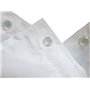Ekershop Rideau de douche textile de qualité avec anneaux - Motif Wellness Stone - 120 x 200 cm