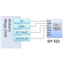 2pcs GY-521 MPU-6050 mpu6050 Module 3 Axis Analog gyro sensors Accelerometer Module | 2pcs GY-521 6DOF MPU-6050 Accéléromètre à 