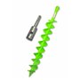 WERHE Perceuse de terre 100 mm avec réceptacle SDS Plus Pointe de perçage robuste Perceuse de pieux Perceuse de pieux Double arb