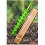 WERHE Perceuse de terre 100 mm avec réceptacle SDS Plus Pointe de perçage robuste Perceuse de pieux Perceuse de pieux Double arb