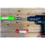 WERHE Perceuse de terre 100 mm avec réceptacle SDS Plus Pointe de perçage robuste Perceuse de pieux Perceuse de pieux Double arb