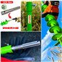 WERHE Perceuse de Terre avec Support SDS Max 40 mm Pointe de Foret Robuste Perceuse de pieux 40mm