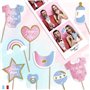 30 pcs Kit Photo Booth Gender Reveal Party Animation Gender Reveal Fête Prénatale Accessoires Photobooth Photo Props Photocall p