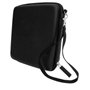 Housse de protection rigide en EVA pour Nintendo 2DS et accessoires avec double fermeture éclair et 8 supports de jeu (Noir)