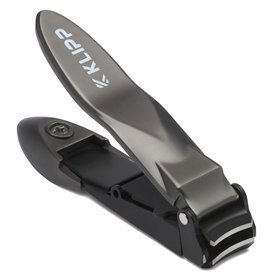KLIPP Coupe-ongles pour homme avec récupérateur – auto-agrippants très résistants avec levier ergonomique pour garder les ongles