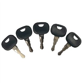Lot de 5 clés d'allumage 606 pour chargeur Liebherr John Deere