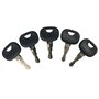 Lot de 5 clés d'allumage 606 pour chargeur Liebherr John Deere