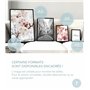 Papierschmiede® Set Mood Posters, Tableau Décoration Murale sans cadres « Coco Noir et Blanc » Bureau, Salon, Deco Chambre Paren