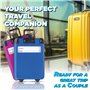 2 PCS - Etiquette Valise Avion GAMBC® - étiquette valise - Etiquette Bagage - Accessoires Voyage - étiquette bagage avion + 4 au