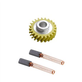 Pièces détachées Brosses et engrenages pour moteur à vis sans fin pour robot de cuisine KitchenAid - avec tête de moteur pivotan