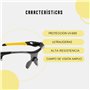 JJ LMS Lunettes de padel avec verres de protection transparents lunettes de sécurité sport padel
