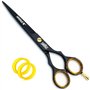 Ciseaux de coiffure Ciseaux de coupe de cheveux Ciseaux de coiffeur Lame de rasoir en acier à haute teneur en carbone pour coiff