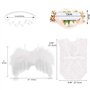 Bandeau de Fleurs et Gilet en Dentelle