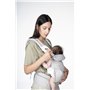 Porte-bébé 4 positions avec capuche amovible/réglable