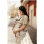 Porte-bébé ergonomique, Porte-bébé 4 positions avec capuche amovible/réglable, de 4 mois à 18 kg. Rembourré et doublé pour être 