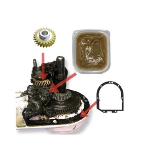 Welikekitchen Kit de réparation pour robot de cuisine KitchenAid composé d'une roue dentée
