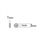 mini roulements 1 x 3 x 1 mm. Bearing 681 ZZ. 10 petits roulements 681z de précision pour travaux manu