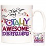 KAZMUGZ Cadeau pour dentiste. Tasse en céramique pour praticien orthodontique. Merci d'être un dentiste totalement génial. Pour