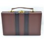 Mallette portable domino Grande avec 28 pièces Boîte de voyage 19 x 13 x 3 cm, Whist, Matador, Muggins (tous les Fivs) Texas 42,