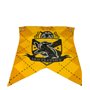 Harry Potter Bannière avec Blason de Poudlard - Toutes les Quatre Maisons Murale Drapeau Multi Medium