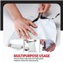 Lot de 8 sacs postaux robustes en plastique imperméable avec fermeture autocollante pour envoi postal, colis d'expédition, fourn