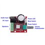 TECNOULAB 2 pièces PAM8610 12 V Mini amplificateur Audio stéréo Hi-FI 2X10 W Double Canal Classe D